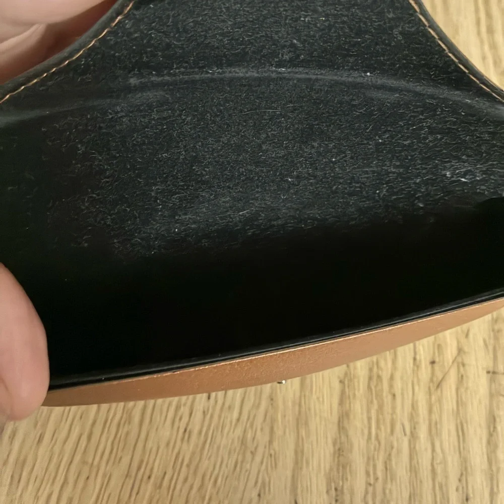Ray-Ban Brown Leather Sunglasses Case
